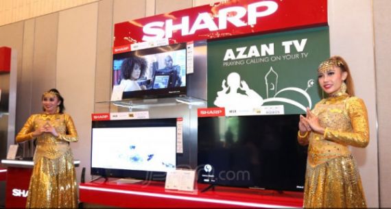Sharp Luncurkan LED TV Azan - JPNN.com