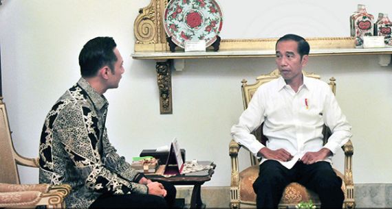 AHY Temui Presiden Joko Widodo - JPNN.com