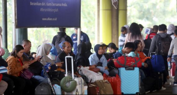 H-9 Lebaran, Stasiun Gambir Mulai Dipadati Pemudik - JPNN.com