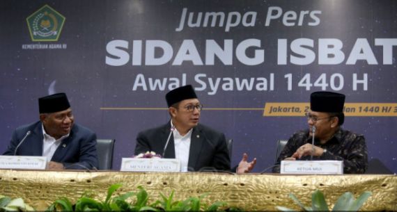 Pemerintah Tetapkan 1 Syawal 1440 Pada 5 Juni 2019 - JPNN.com