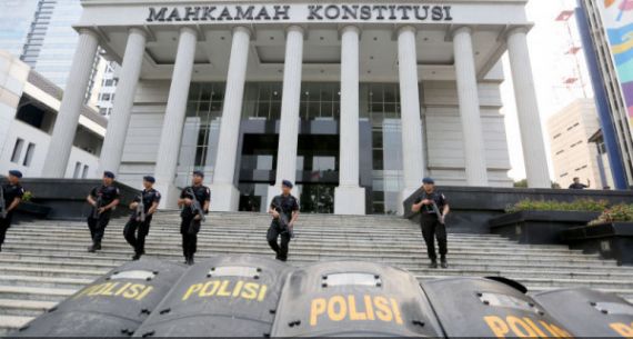 Pengamanan Gedung MK Jelang Sidang PHPU 2019 - JPNN.com