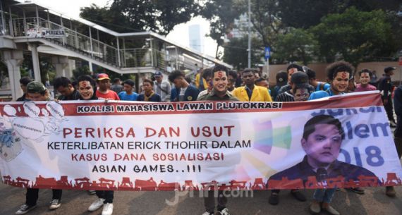 Mahasiswa Tuntut KPK Usut Kasus Korupsi Royalty Fee Asian Games 2018 - JPNN.com