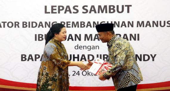 Serah Terima Jabatan Menko PMK - JPNN.com