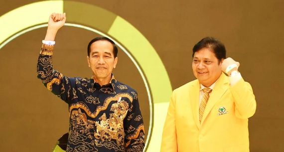 Jokowi Sanjung Airlangga di Depan Kader Golkar - JPNN.com