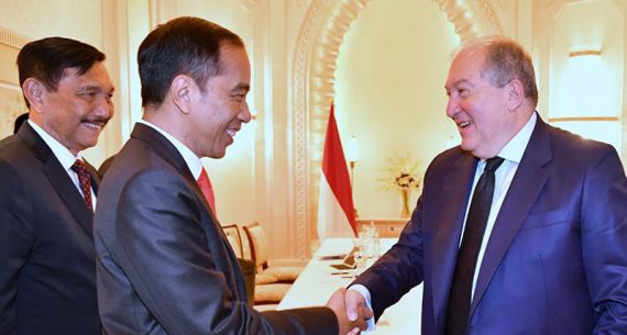 Jokowi Temui Presiden Armenia Armen Sarkissian - JPNN.com