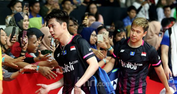 Marcus Fernaldi Gideon/Kevin Sanjaya - JPNN.com