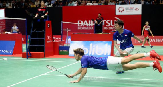 Marcus Fernaldi Gideon dan Kevin Sanjaya Sukamuljo - JPNN.com