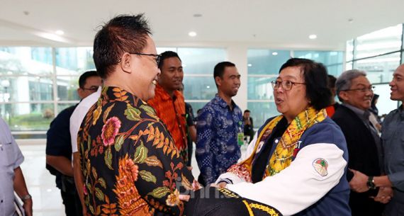 Ketua Panitia HPN 2020 Auri Jaya Sambut Menteri LHK - JPNN.com