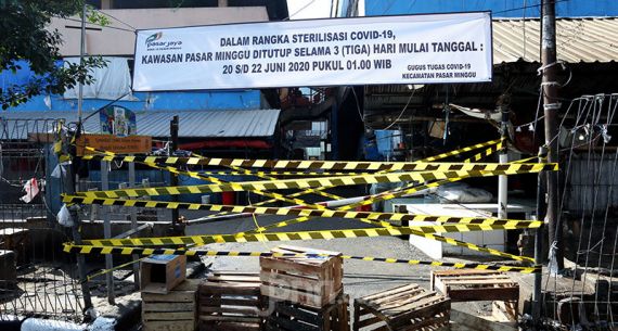 Selama Tiga Hari ke Depan, Pasar Minggu Ditutup - JPNN.com