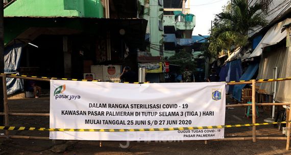 Pasar Palmerah Ditutup Akibat 9 Pedagang Positif Covid-19 - JPNN.com