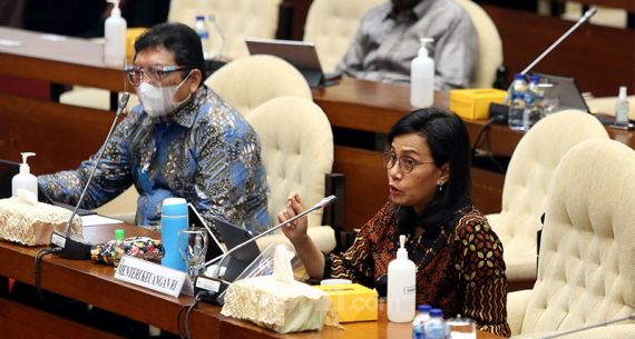 Raker, Sri Mulyani Paparkan Keuangan Kemenkeu - JPNN.com