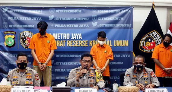 Jumpa Pers Polda Metro Jaya soal Tersangka Demo Rusuh Penolak Cipta Kerja - JPNN.com