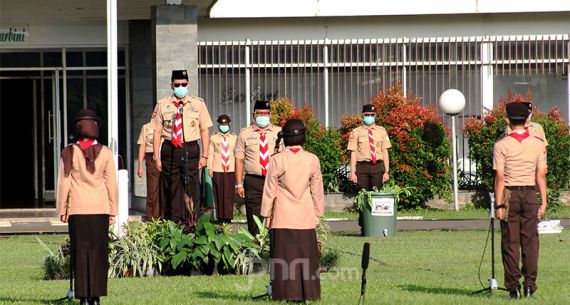 Pak Buwas Pimpin Apel Kesiapsiagaan Pramuka Sukarelawan Satgas Covid-19 - JPNN.com