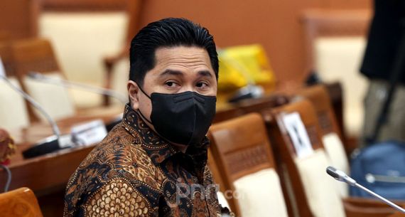 Menteri BUMN Erick Thohir Hadiri Raker Komisi VI DPR - JPNN.com