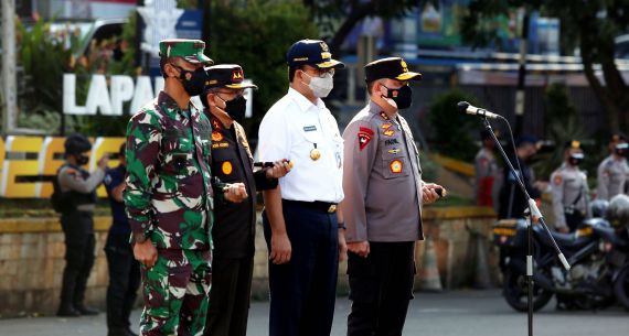 Apel Pasukan Aman Nusa II Penanganan Covid-19 DKI Jakarta - JPNN.com