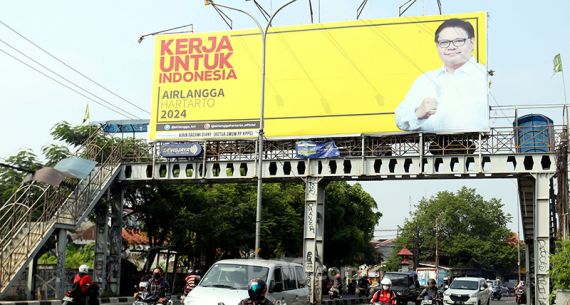 Baliho Airlangga Hartarto dan Muhaimin Iskandar - JPNN.com