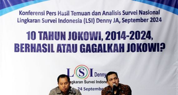 Survei LSI Denny JA: 10 Tahun Jokowi, 2014-2024, Berhasil Atau Gagalkah Jokowi? - JPNN.com