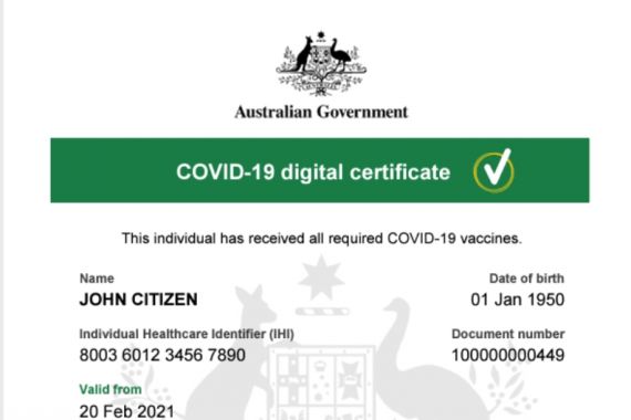 Sertifikat Vaksinasi Palsu Bisa Membahayakan Upaya Australia Menangani COVID-19 - JPNN.COM