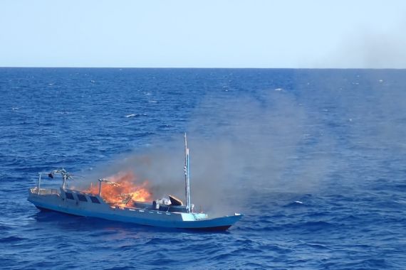 Tiga Kapal Indonesia Dibakar dan Hasil Tangkapan Lautnya Disita karena Aktivitas Ilegal di Perairan Australia - JPNN.COM