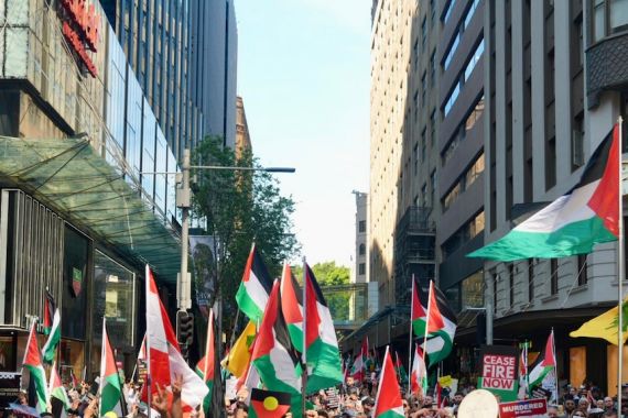 Dunia Hari Ini: Ribuan Warga Pendukung Palestina Turun ke Jalanan Australia - JPNN.COM