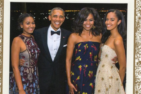 Natal Terakhir Barack Obama di Gedung Putih - JPNN.COM