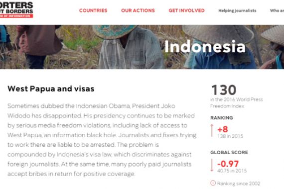 Kebebasan Pers di Indonesia Cuma Peringkat 130 Dunia - JPNN.COM