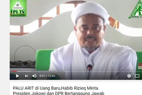 Habib Rizieq Heboh soal Palu Arit di Uang Baru, Polisi? - JPNN.COM