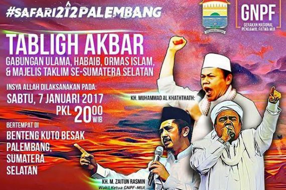 Besok, Habib Rizieq Safari 212 ke Palembang - JPNN.COM