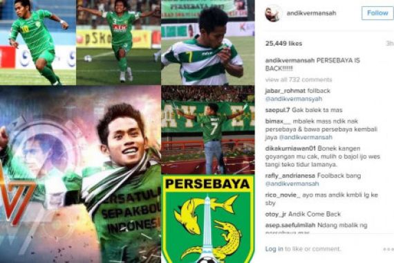 Andik Vermansah: Persebaya Is Back!!! - JPNN.COM