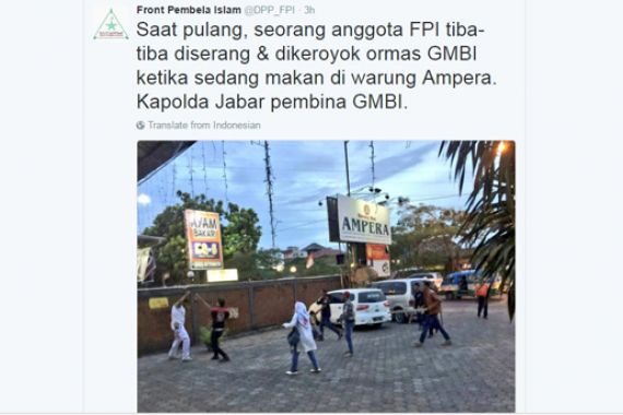 'Anggota FPI Diserang Ketika Sedang Makan..' - JPNN.COM