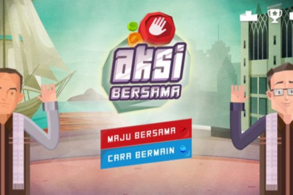 Game Aksi Bersama Anies-Sandi Bikin Pandji Ketagihan - JPNN.COM
