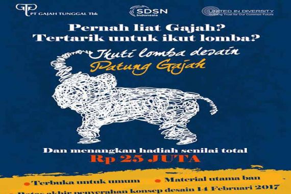 Ayo Ikutan Lomba Desain Patung Gajah PT Gajah Tunggal - JPNN.COM