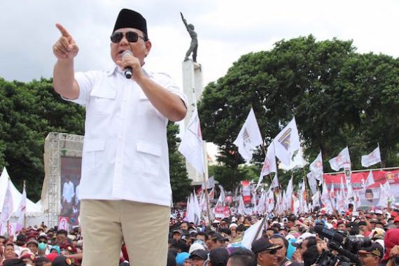 Elektabilitas Prabowo Tinggi, Juga Besar di Republik Ini - JPNN.COM
