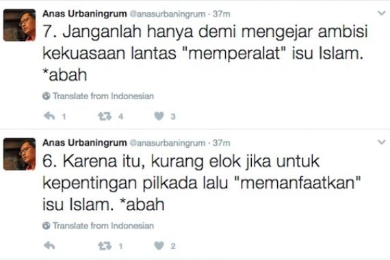 Anas Tuding SBY Memperalat Islam demi Ambisi Kekuasaan - JPNN.COM