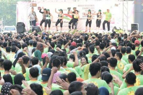 Senam Pilates Terbesar di Indonesia Raih MURI - JPNN.COM