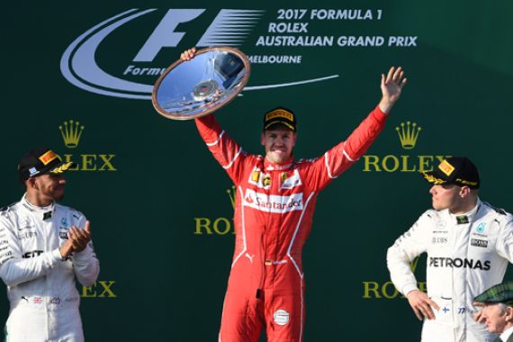 Wow! Vettel Finis Pertama di GP Australia - JPNN.COM