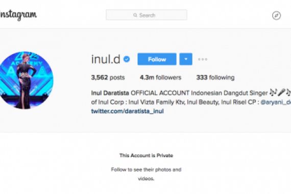 Sori, Akun Inul Daratista di Instagram Kini Digembok - JPNN.COM