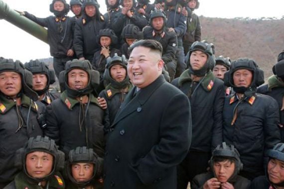 Dipimpin Kim Jong Un, Militer Korut Gelar Simulasi Serangan Nuklir - JPNN.COM
