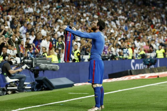Cerita Kepahlawanan Lionel Messi di Santiago Bernabeu - JPNN.COM