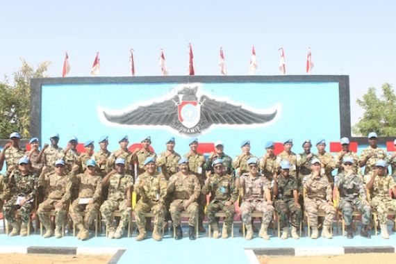 Jenderal Pakistan Kunjungi Markas Pasukan Garuda di Sudan - JPNN.COM