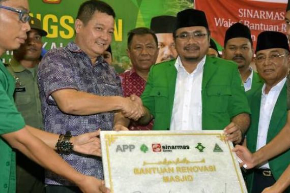 Sinergi APP-GP Ansor Renovasi Masjid di Riau - JPNN.COM