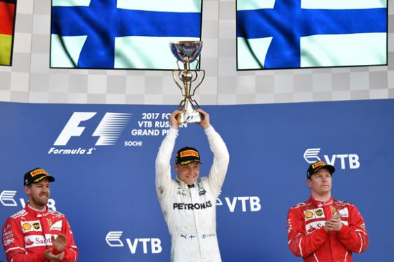 Cek Klasemen Sementara F1 Setelah Kemenangan Bottas di Rusia - JPNN.COM