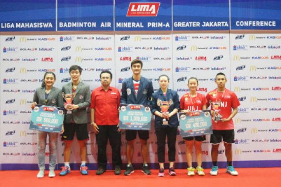 Usakti Borong Gelar Perorangan LIMA Badminton GJC - JPNN.COM