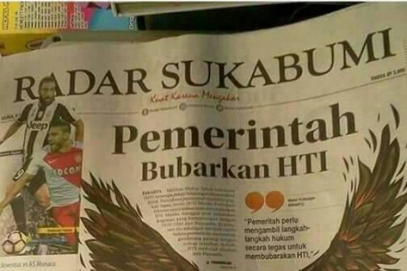 Radar Sukabumi Minta Maaf soal Ilustrasi Pembubaran HTI - JPNN.COM