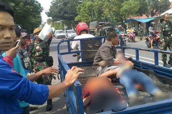 Dua Anak Polisi Tergilas Truk Dinas TNI, 1 Tewas, 1 Kritis - JPNN.COM