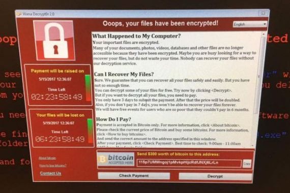 Virus WannaCry Sudah Sasar Sistem Komputer RS di Jakarta - JPNN.COM