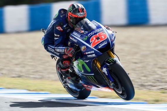 Dramatis! Rossi Jatuh di Lap Terakhir, Vinales Juara MotoGP Prancis - JPNN.COM