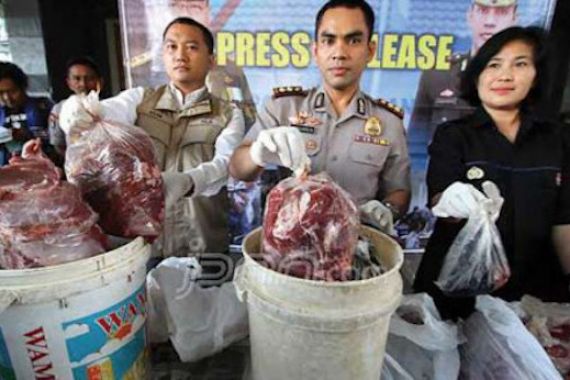 Polisi Pelabuhan Gagalkan Penyelundupan Dua Ton Daging Celeng - JPNN.COM