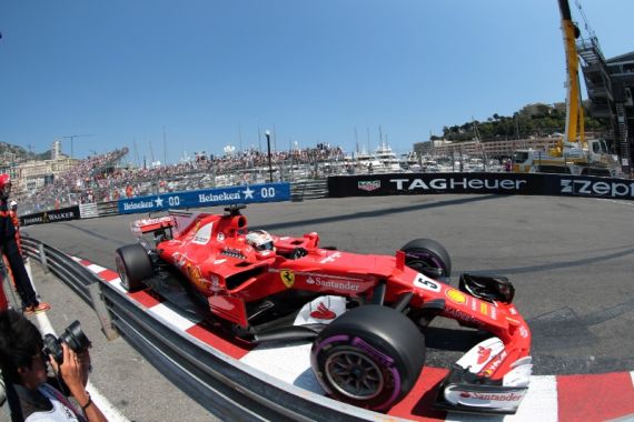 Finis Pertama di GP Monaco, Vettel Akhiri Puasa Ferrari Sejak 2001 - JPNN.COM