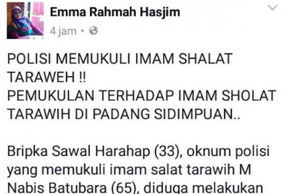 Sebar Berita Bohong, Pemilik Akun Emma Rahmah Hasjim Diburu Polisi - JPNN.COM